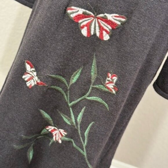 Style & Co. (Macy's) Embroidered Duster Cardigan - Picture 8 of 15